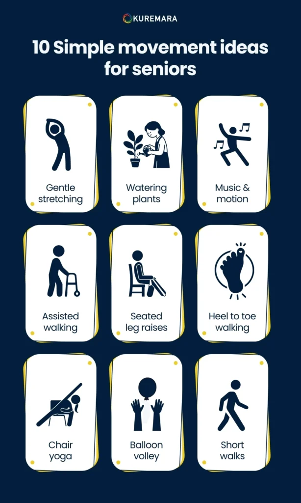 10 Simple movement ideas for serniors