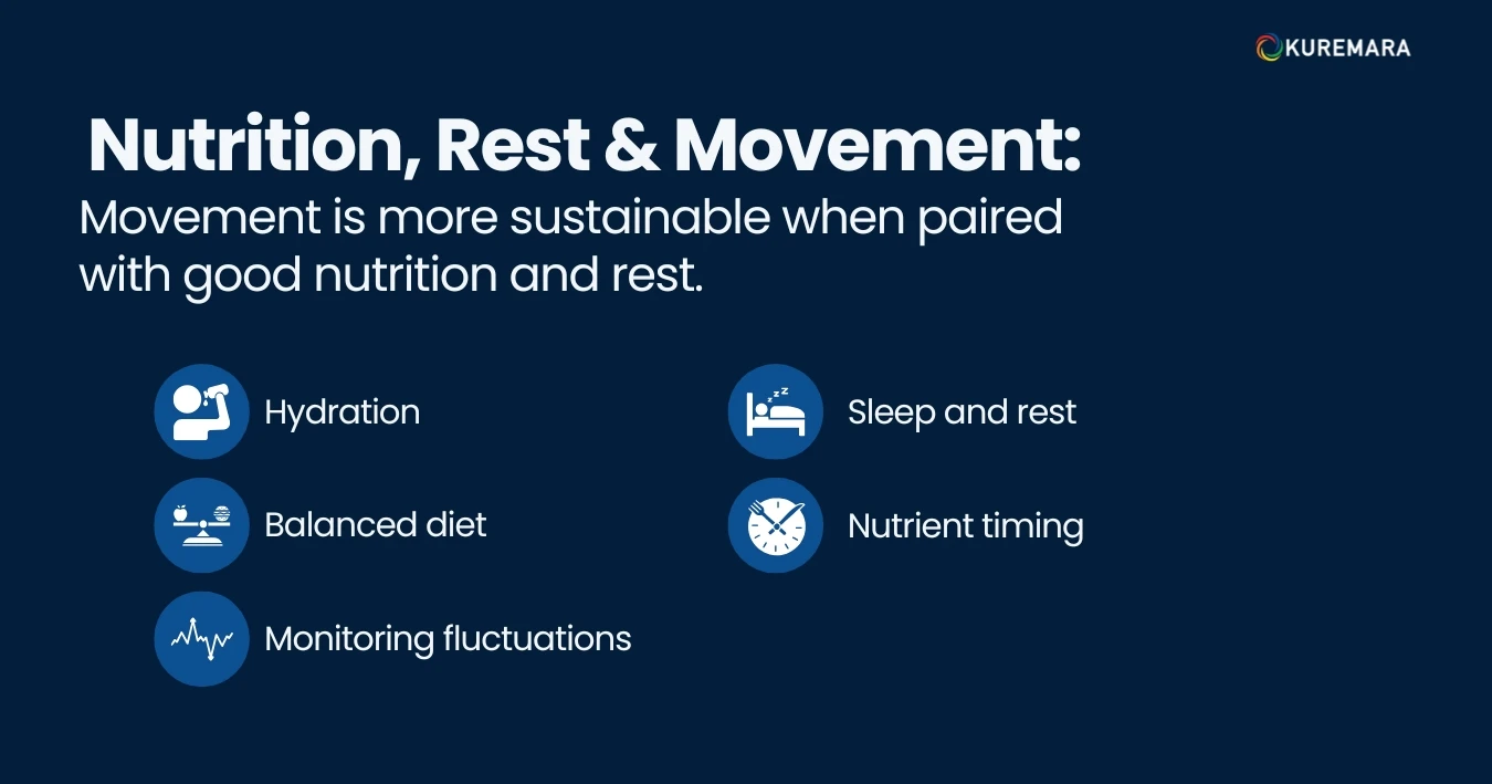 Nutrition, Rest & Movement: The Supporting Trio