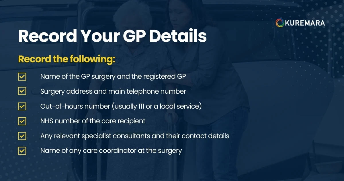 Record Your GP Details (And Know the Out-of-Hours Process)